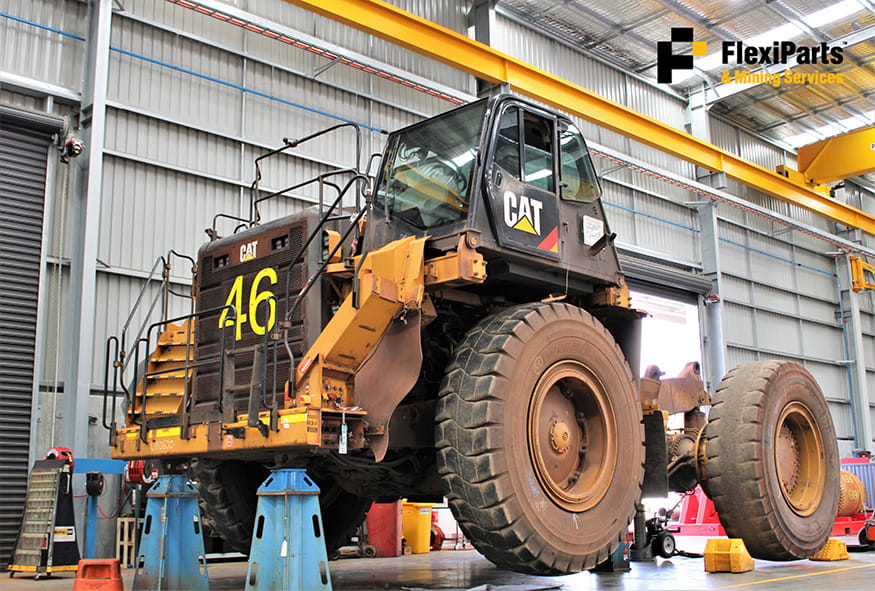 Cat 777G Off Highway truck dismantled by FlexiParts