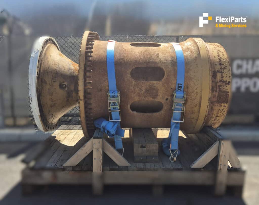 Used 793C wheel for mining machinery, heavy-duty and reliable.
