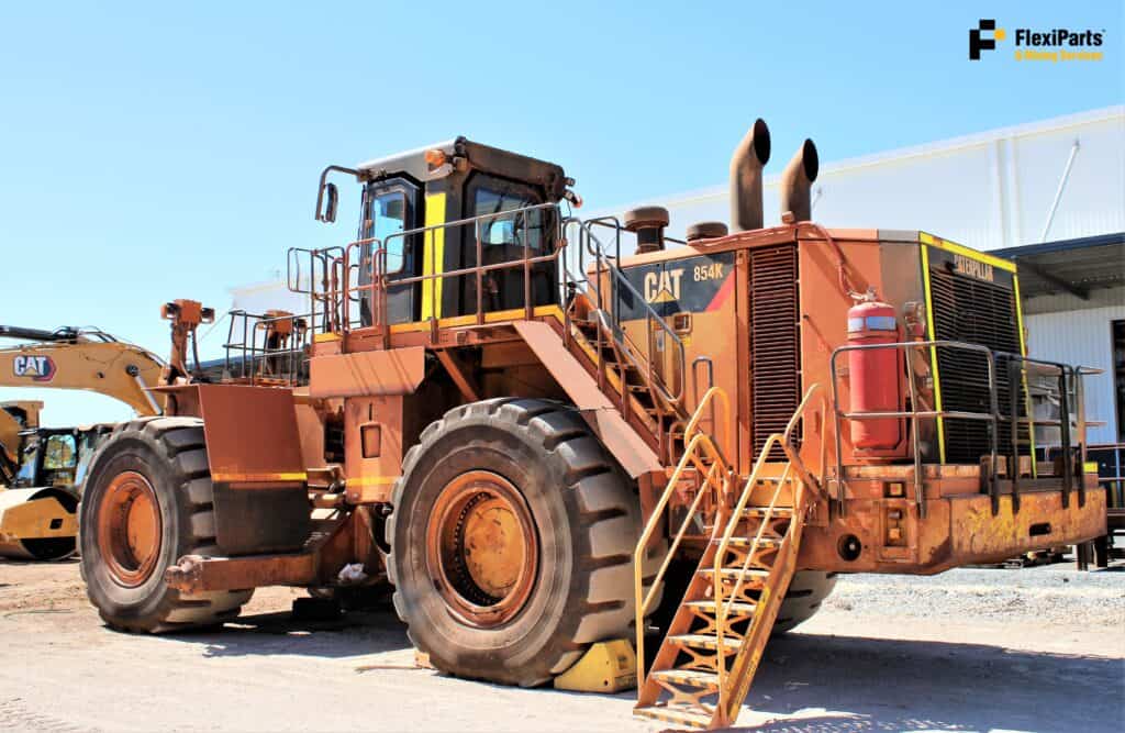 Cat 854K wheel dozer for heavy-duty earthmoving and construction projects. Reliable, durable, and hi.